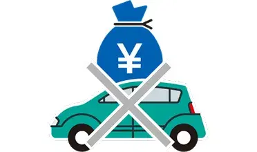 車両購入にかかる資金は必要なし
